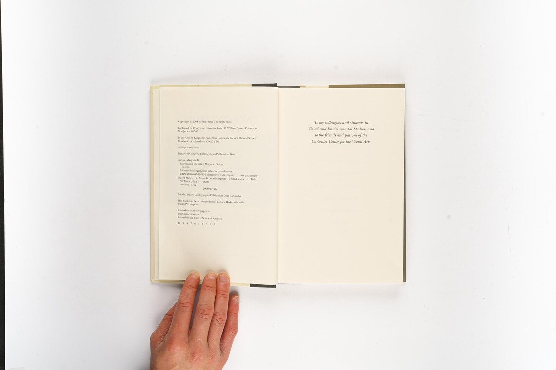Patronizing the Arts by Marjorie Garber Rare First Edition, photo 4 of 5