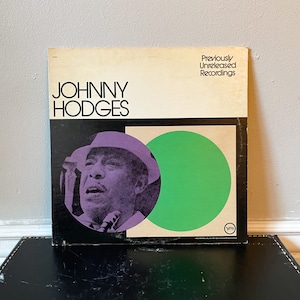 Johnny Hodges – Previously Unreleased Recordings – Vinyl LP Record – 1974