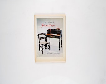All About Furniture by Jane Abrams Rare 1970 Edition