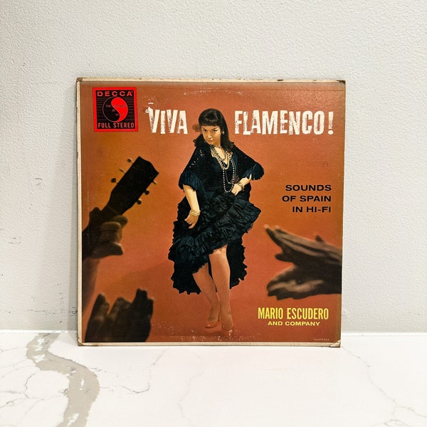 Mario Escudero And Company* – Viva Flamenco! - Vinyl LP Record - 1958