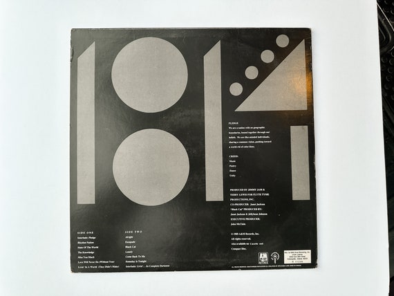 Janet Jackson - Rhythm Nation 1814 - Vinyl LP Record - 1989 - Etsy