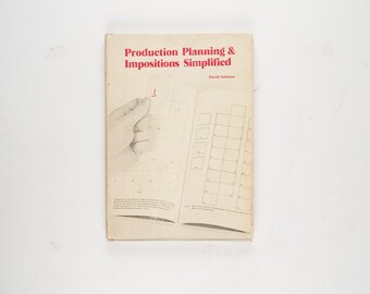 Production Planning & Impositions Simplified by David Saltman 1970s Printing Manual