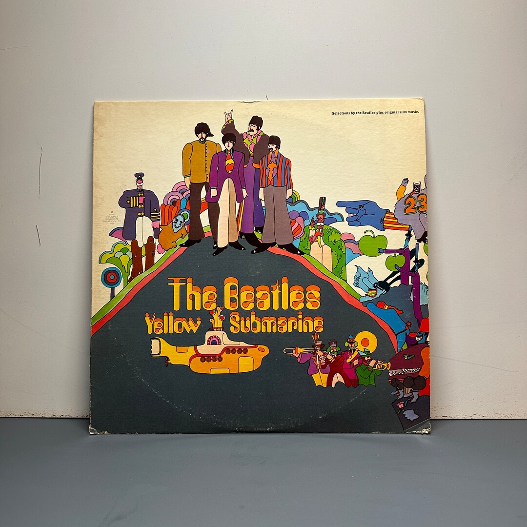 The Beatles Yellow Submarine Vinyl LP Record First Etsy