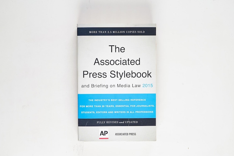 The Associated Press Stylebook and Briefing on Media Law Rare Edition ...