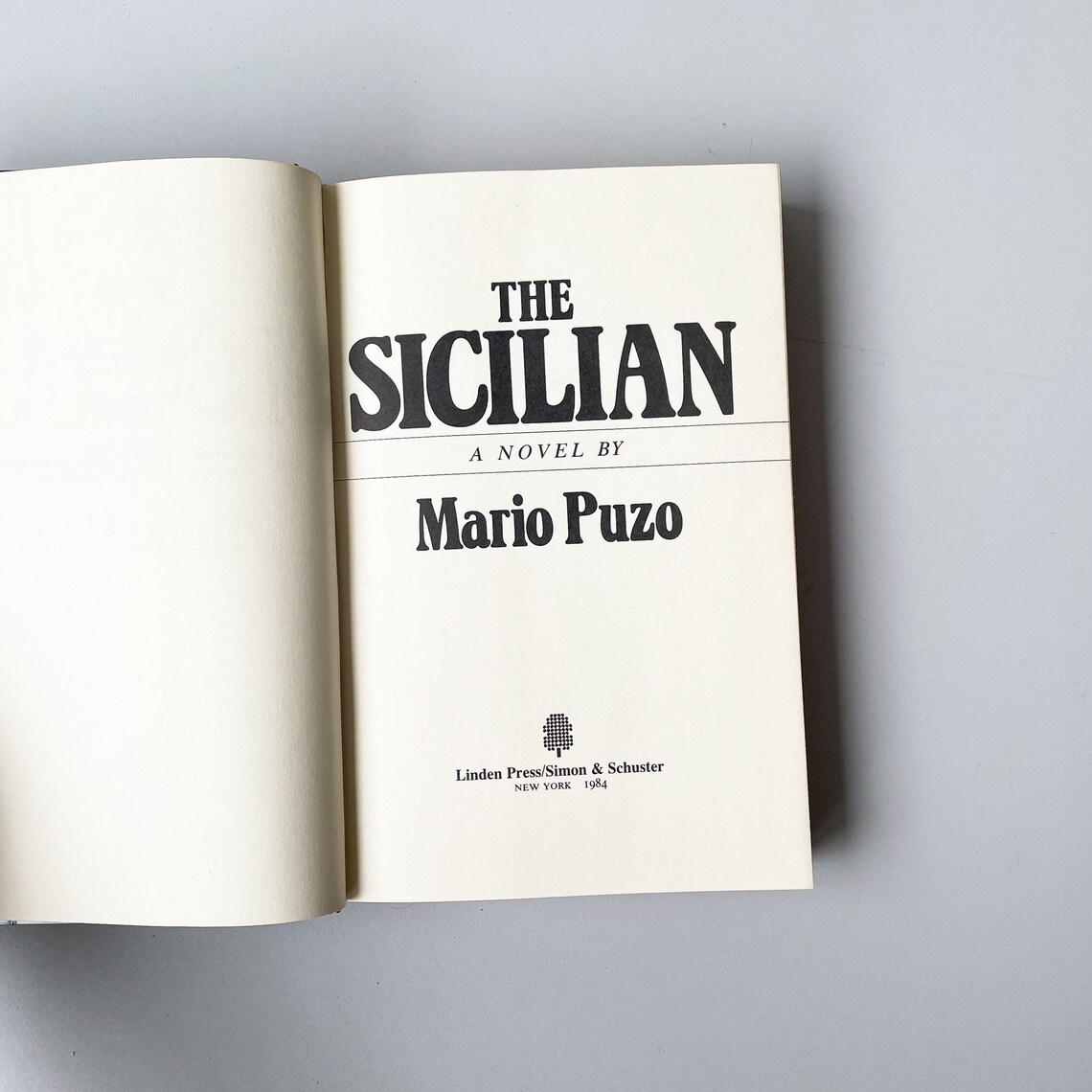 The Sicilian By Mario Puzo Rare 1984 Edition Etsy