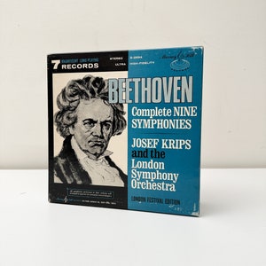 Beethoven: Josef Krips, London Symphony Orchestra - Complete Nine Symphonies - Vinyl LP Record - 1960