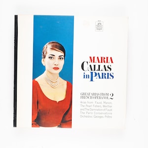 Maria Callas in Paris - Great Arias from French Opera, Volume 2 - Vinyl LP Record - 1963