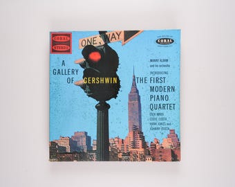 The First Modern Piano Quartet, Manny Albam And His Orchestra - A Gallery Of Gershwin - Vinyl LP Record - 1958