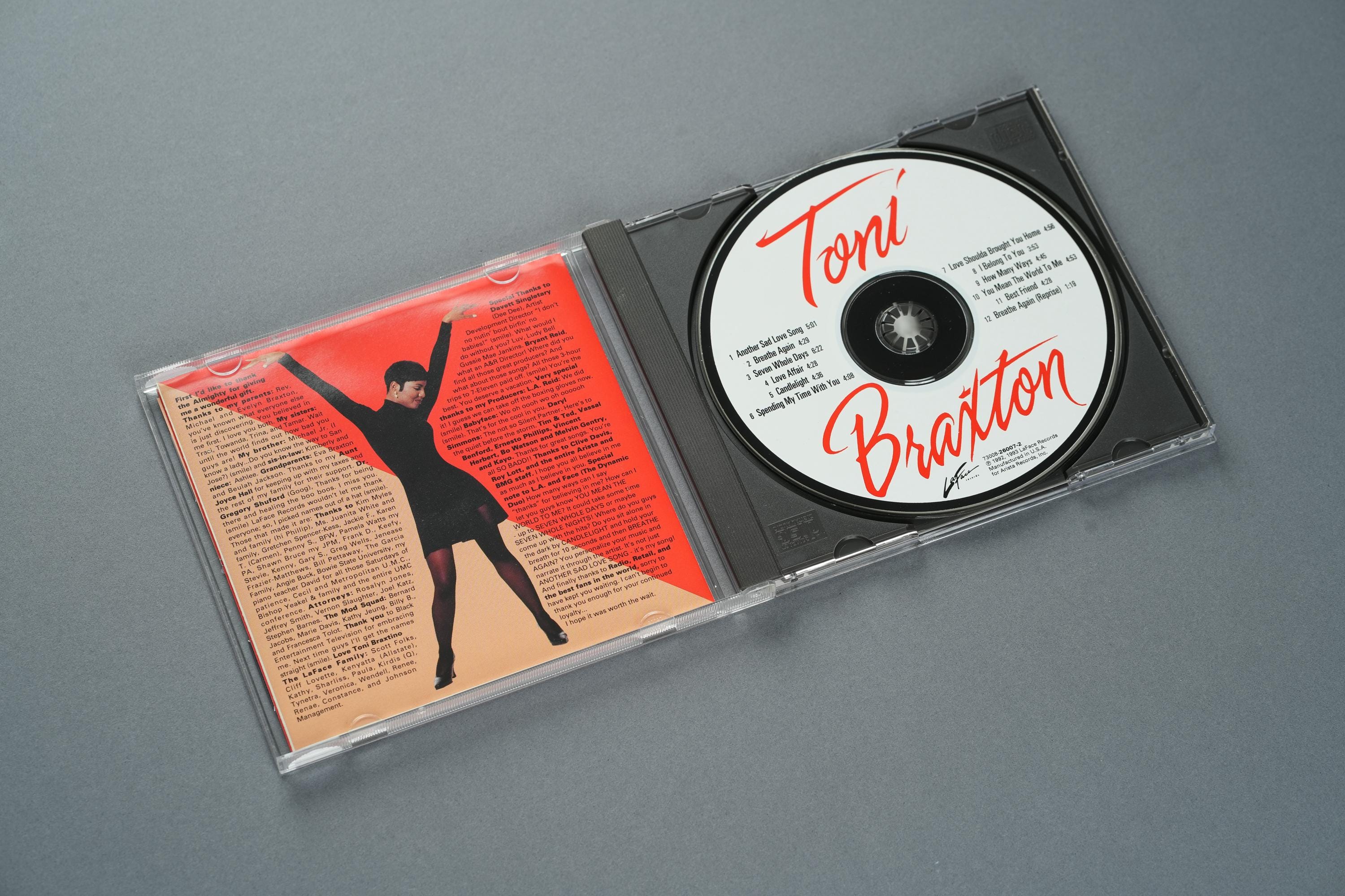 Toni Braxton - Toni Braxton 1993 Original CD Compact Disc Album - Etsy