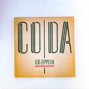 Led Zeppelin - Coda - Vinyl LP Record - 1982