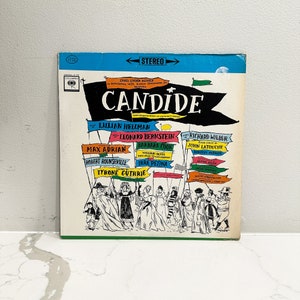 Leonard Bernstein - Trilha sonora original da Broadway de Candide - Disco LP de vinil - 1965