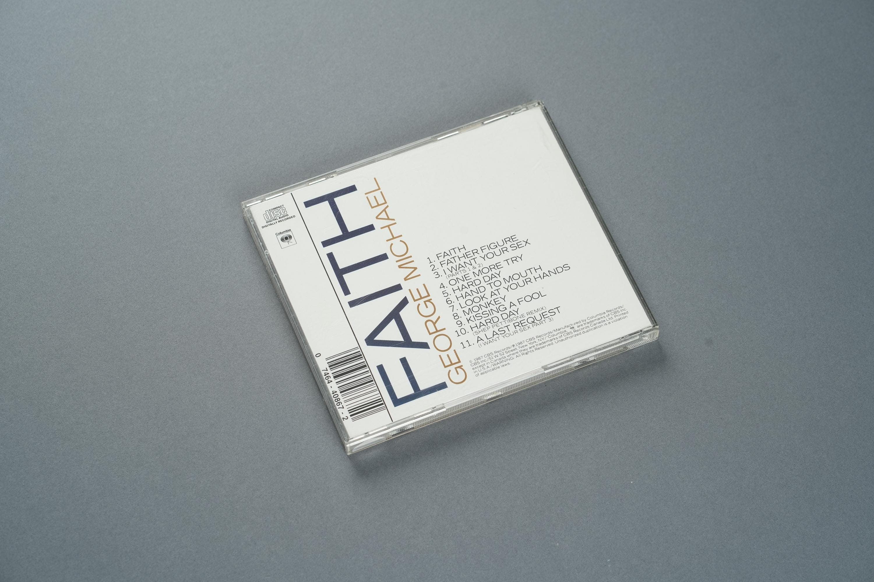 Faith - George Michael 1987 Original CD Compact Disc Album - Etsy