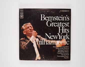 Filarmónica de Nueva York - Los grandes éxitos de Bernstein - Disco de vinilo - 1967
