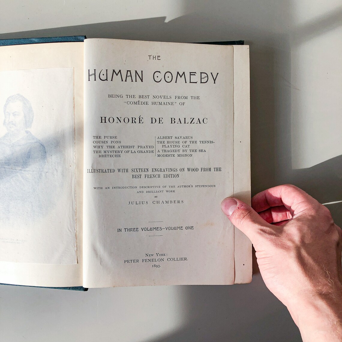 The Human Comedy by Balzac 1893 Edition Volume 1 only Etsy
