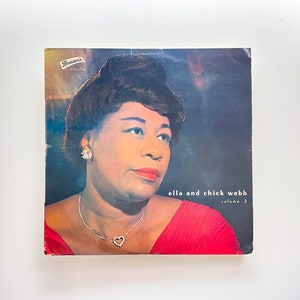Ella Fitzgerald - Chick Webb And His Orchestra - Ella And Chick Webb - Vol. 2 - Vinyl LP Record - 1960