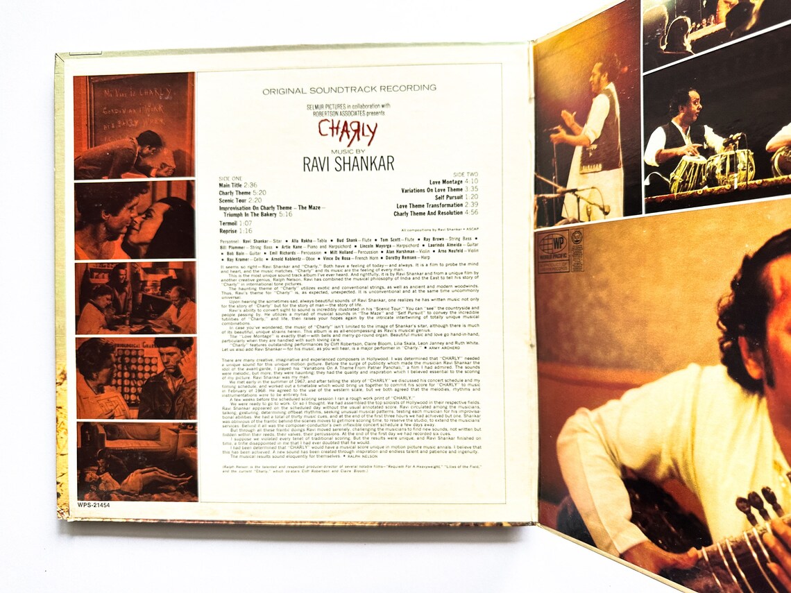 Ravi Shankar - Charly - Vinyl LP Record - 1968, photo 3 of 4