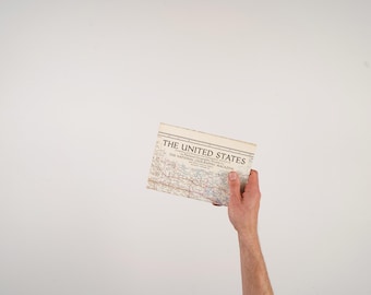 1956 United States Vintage Fold-Out by National Geographic Magazine