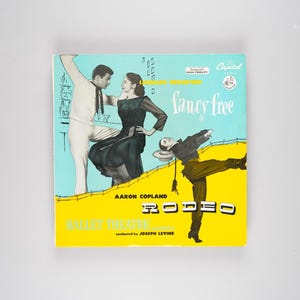 Leonard Bernstein / Aaron Copland - Ballet Theatre Orchestra conduzida por Joseph Levine - Fancy Free / Rodeo - Disco de vinil LP - 1953