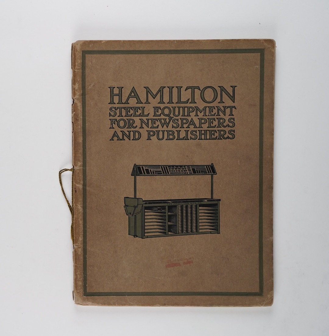 Rare 1900s Catalogs of the Hamilton Manufacturing Co. Hamilton Steel