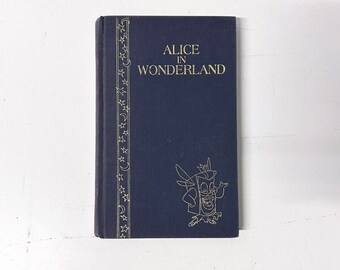 Alice au pays des merveilles de Lewis Carroll avec illustrations originales de Sir John Tenniel, édition rare de 1994