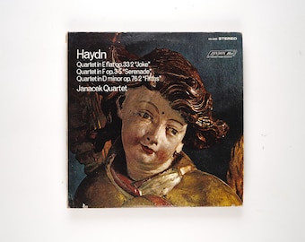 Haydn/Janacek Quartet – String Quartets: "Joke," "Serenade," "Fifths" - Vinyl LP Record - 1964