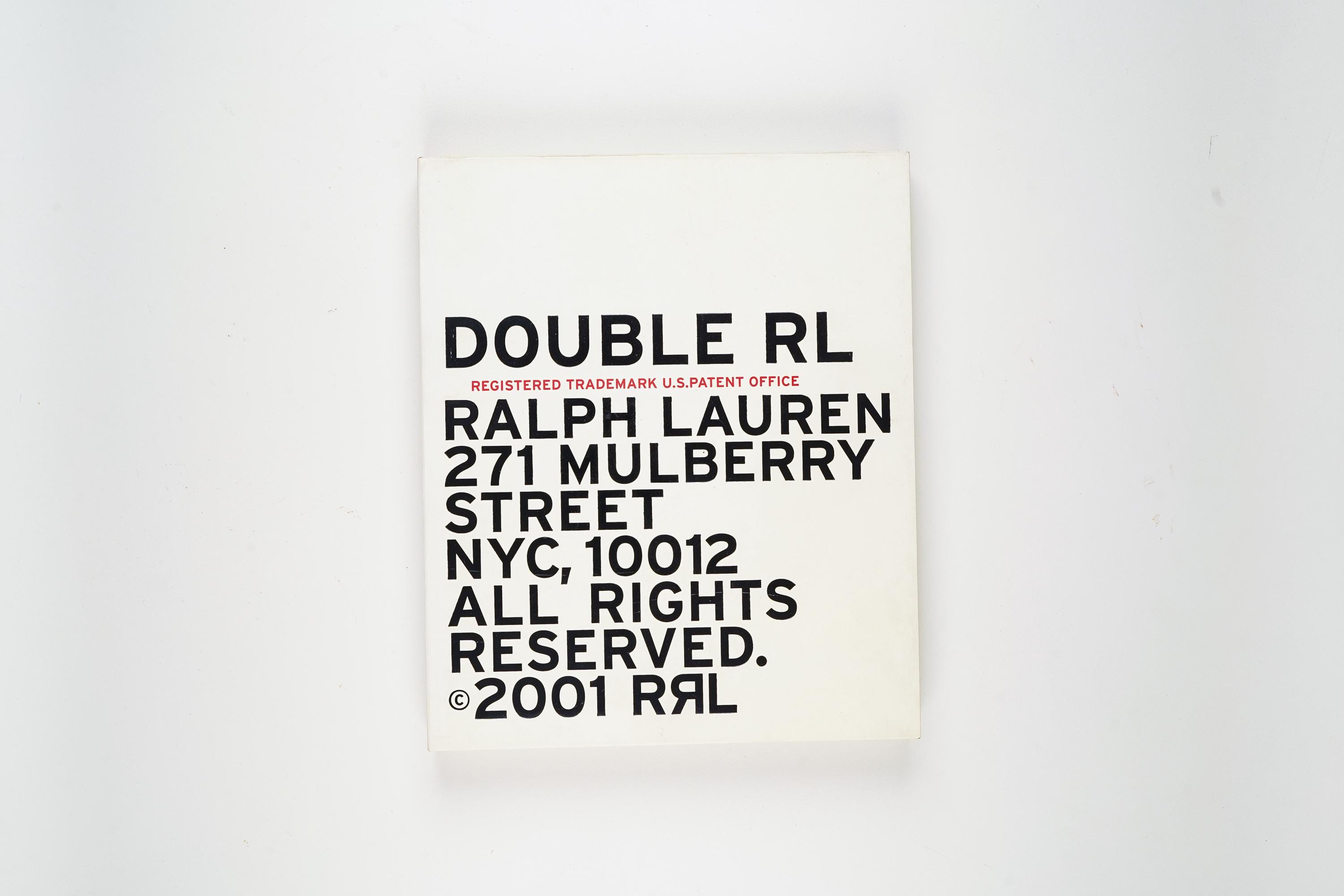 Double RL by Bruce Weber Rare First Edition - Etsy New Zealand