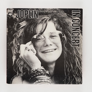 Janis Joplin - Joplin In Concert - Vinyl LP Record - 1972