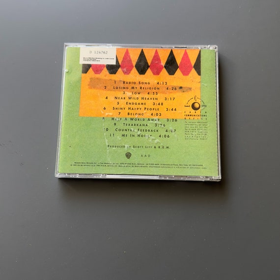 R.E.M. - Out of Time - 1991 Original CD Compact Disc Album - Etsy