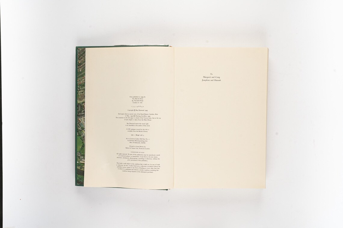 Kew: The History of the Royal Botanic Gardens by Ray Desmond Rare 1995 First Edition, photo 4 of 5