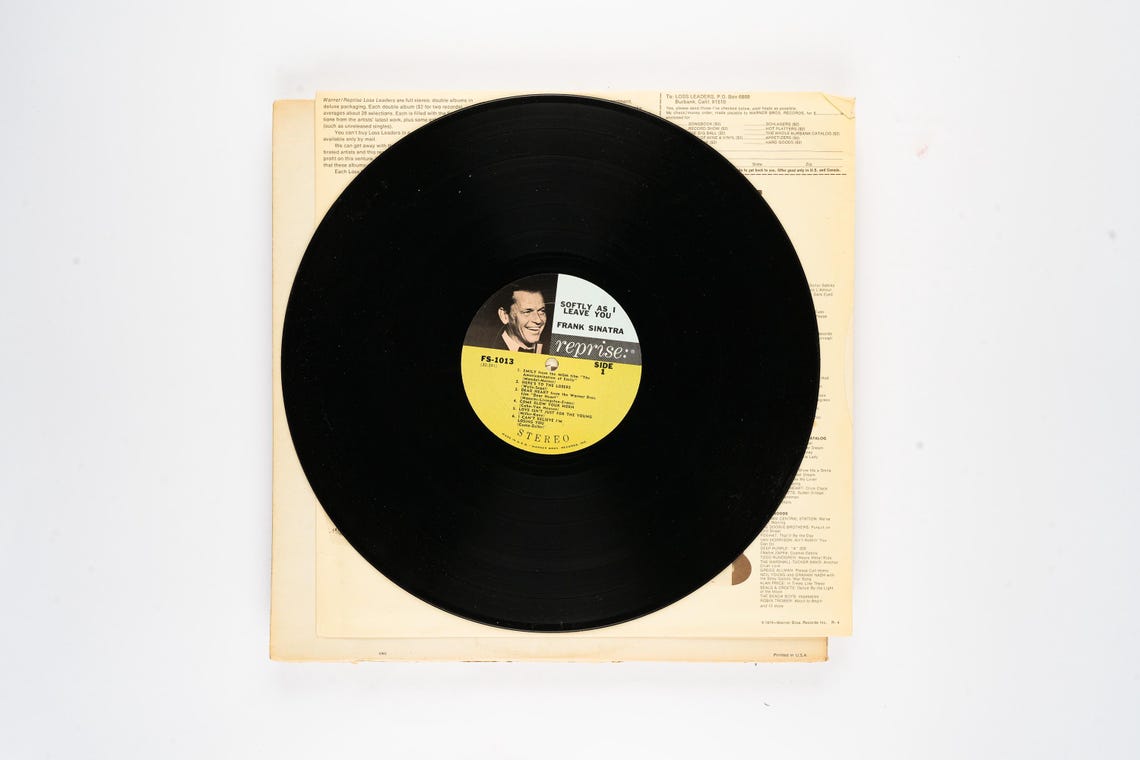 Sinatra - Softly, As I Leave You - Vinyl LP Record - 1964, photo 4 of 4