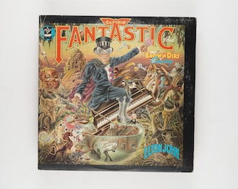 Elton John - Captain Fantastic And The Brown Dirt Cowboy - Vinyl LP Record - 1975