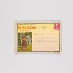 Erinnerungsmappe von Schenectady, New York: Set Postkarten von Chas. W.Hughes Rare 1925 Edition