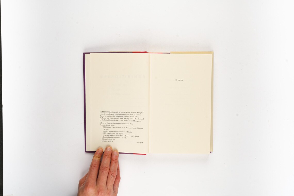 Exhibitionism: Art in the Era of Intolerance by Lynne Munson Rare 2000 First Edition, photo 4 of 5