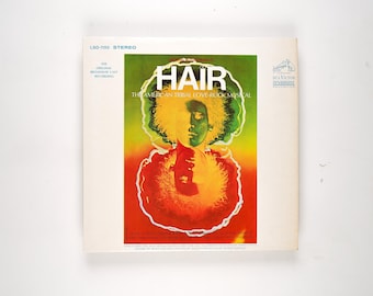 Hair - The American Tribal Love-Rock Musical (The Original Broadway Cast Recording - Vinyl LP Record - 1971
