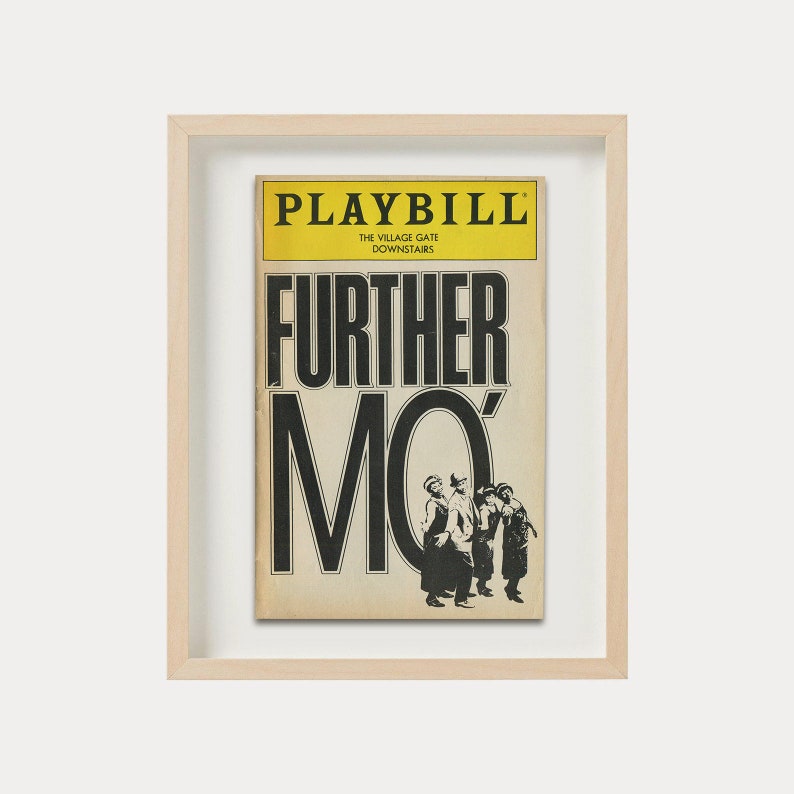 Further Mo/' Playbill Vintage Broadway Musical Magazine Theatre Cover Print