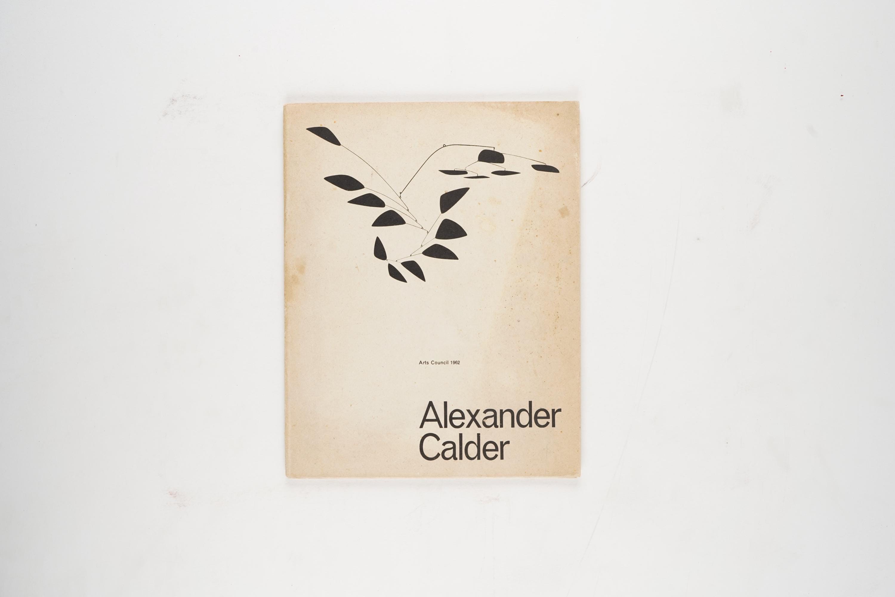 Alexander Calder by the Arts Council of Great Britain 1962 Rare