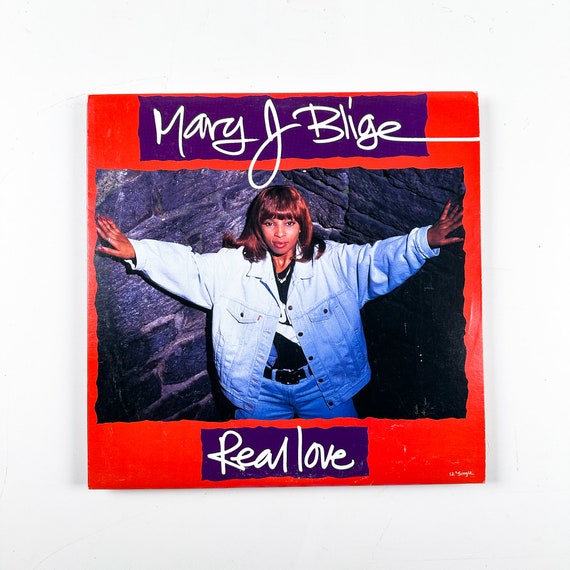 Mary J Blige – Real Love - Vinyl LP Record - 1992 - Etsy