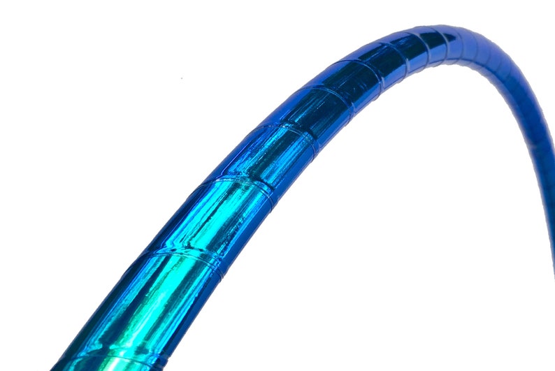 Ocean Color Shift Taped Performance Hula Hoop Dance Hoop Collapsible or Sectional Travel Hula Hoop 34 or 58 Polypro Hula Hoop