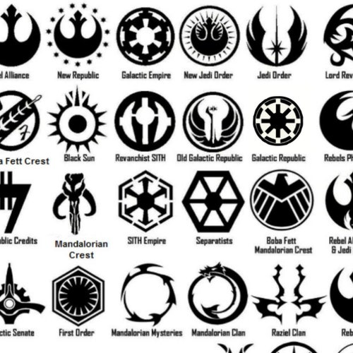 Star Wars Symbol Vinyl Decal Sticker Door Window Starwars - Etsy