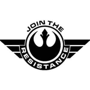 Star Wars beitreten dem Widerstand Rebellen-Allianz-Vinyl-Aufkleber-Aufkleber Star Wars Mehrere Größen und Farben-Autofenster-Laptop-Handybecher