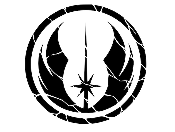 Tattered Jedi Order Star Wars Car Decal Waterproof Vinyl Sticker
