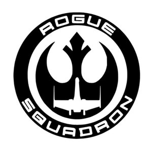 Star Wars Rebel Alliance Rogue Squadron Vinyl Decal: Car, Laptop, Tumbler