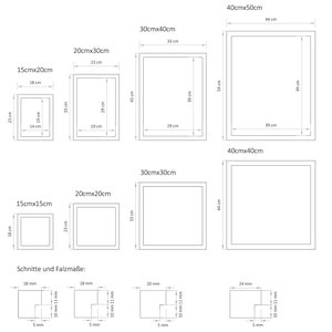 Massivholz Bilderrahmen aus Eiche Bild 6