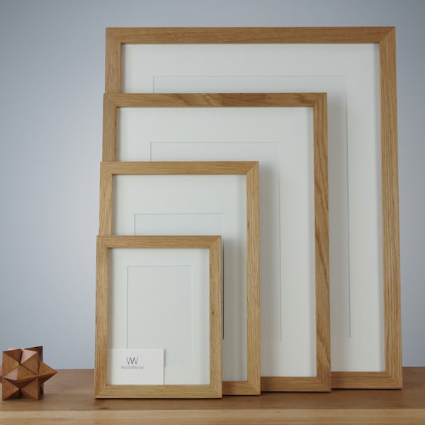 Solid oak picture frame