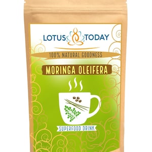 Herbal Tea Moringa tea, Energy Boost 21 tea bags, Caffeine Free, Nice tasting Natural Moringa leaves