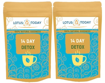 14 Day Herbal Detox Tea: Natural Night Time Cleanse