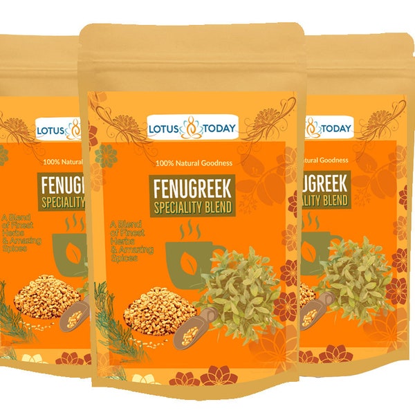 Herbal Tea Fenugreek,  Herbal Tea with Fenugreek seeds, Gymnema and bitter melon Blend - Super blend herbal tea 21 bags