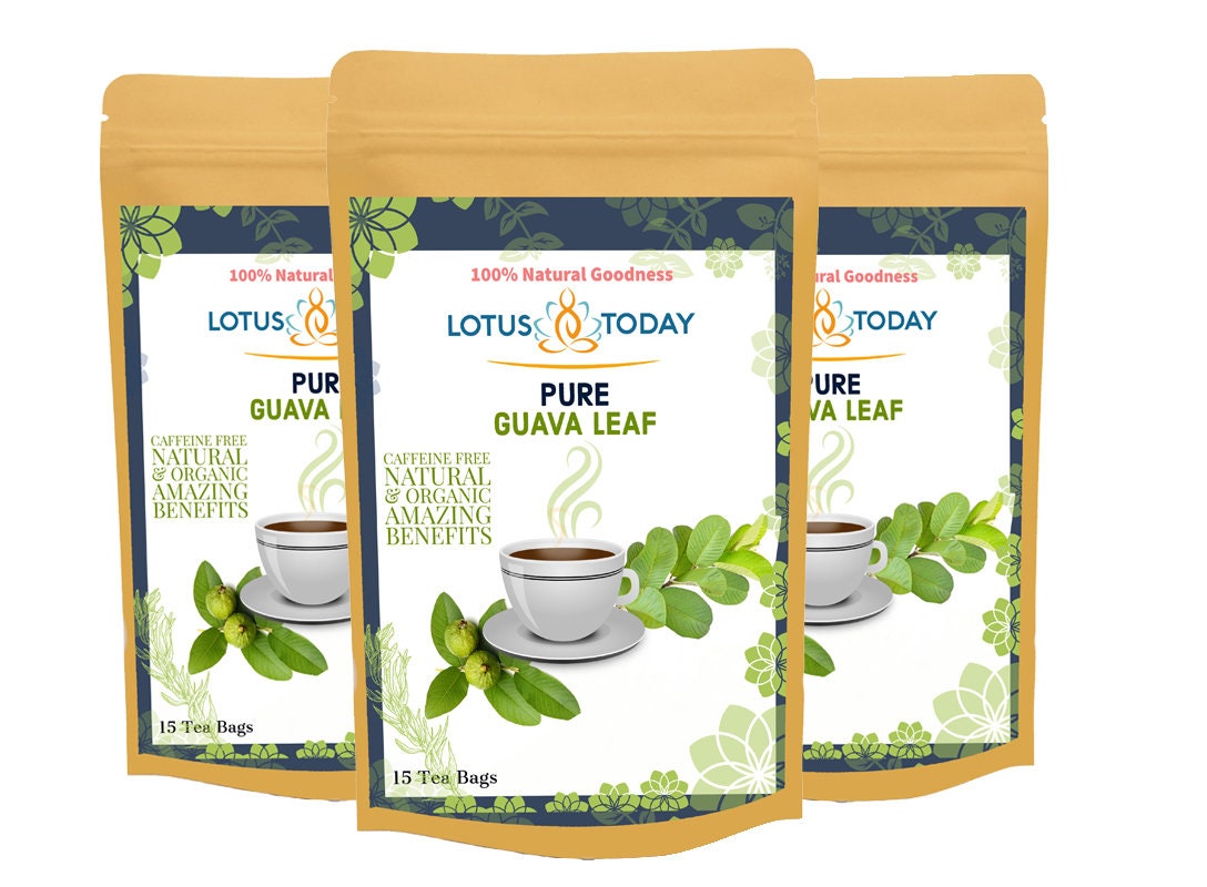 Guava leaves tea 21 Tea bags Pure Natural Guava leaf . Guava Etsy