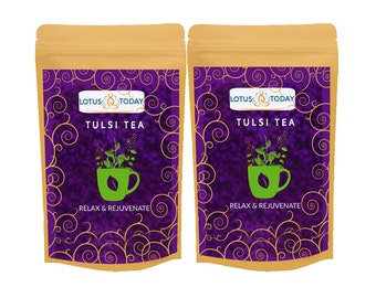 Herbal Tea Sleep Time Tea, Tulsi | Holy Basil Herbal tea, 21 Tea Bags, Sleep, Relax ,bedtime tea, Organic Natural Herbal Tea