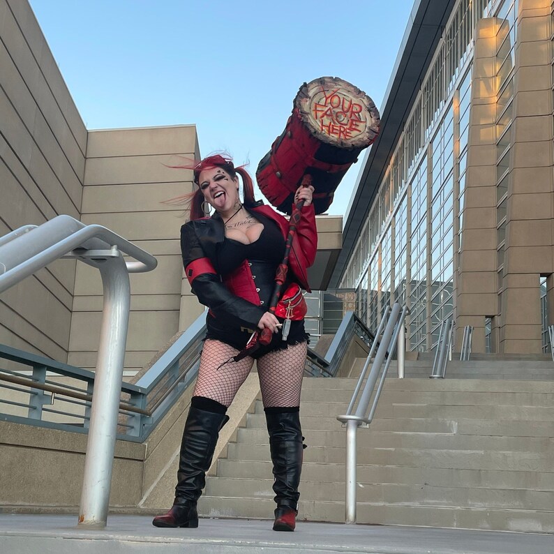 Custom Harley Quinn Mallet With Detachable Handle Etsy